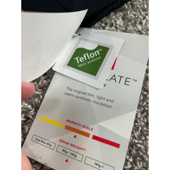 Republic Airways Flight Crew Apparel Black 3M Thinsulate Teflon Coat Large‎ - Picture 9 of 9